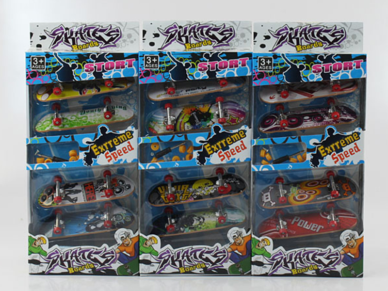 4PCS Finger Skateboard+Accessories