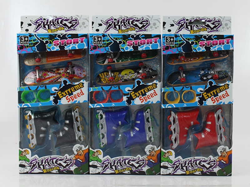 Finger Skateboard+Finger Ice Skate