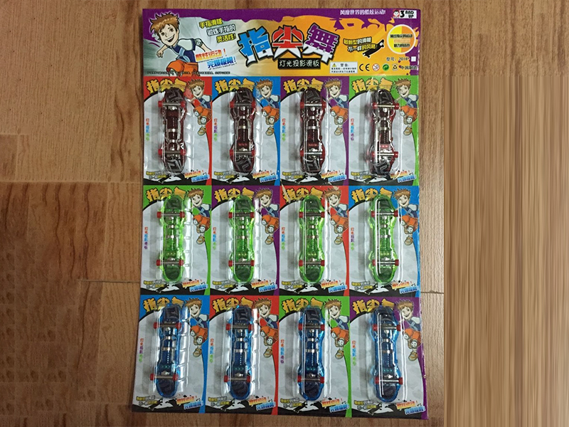 12PCS Light Projection Finger Skateboard