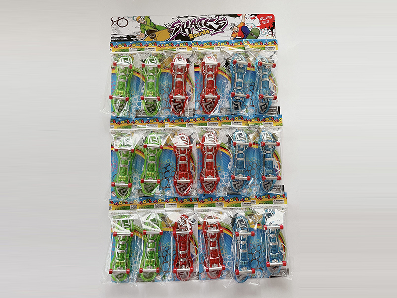 18PCS Light Projection Finger Skateboard