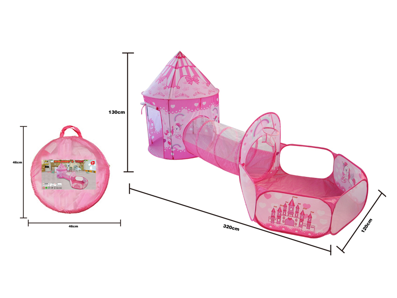 3PCS Pony Unicorn Tent Yurt