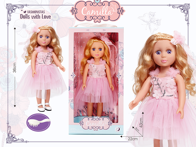 16 Inch Full Body Vinyl Doll