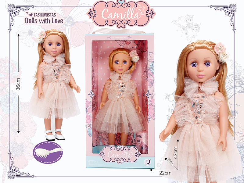 16 Inch Full Body Vinyl Doll