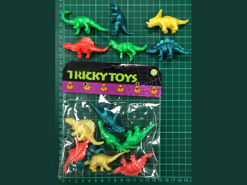 8PCS Soft Dinosaur Toy