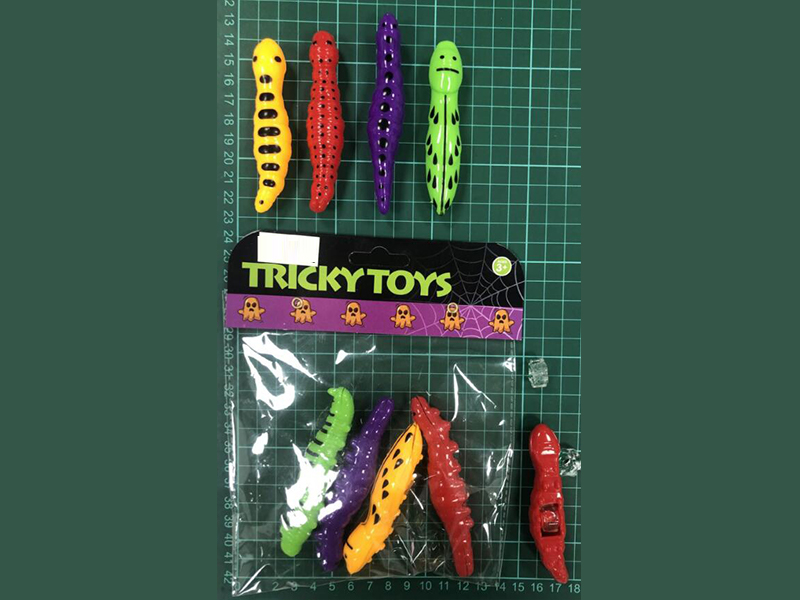 4PCS Climbing Glass Worm Toy