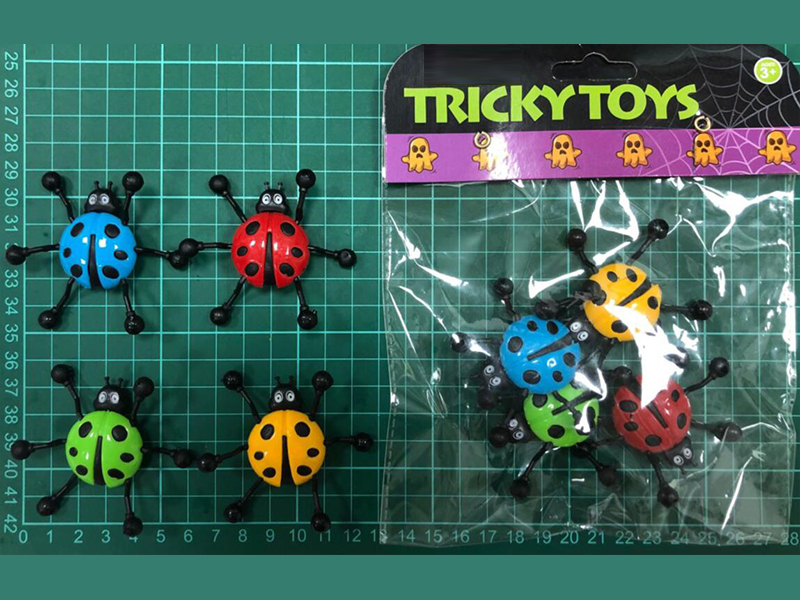 4PCS Coccinella Septempunctata Toy