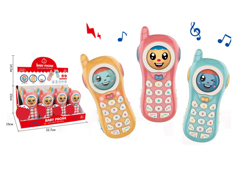 12PCS Cartoon Face Changing Phone