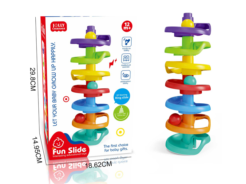 Puzzle Track Rolling Ball Toy