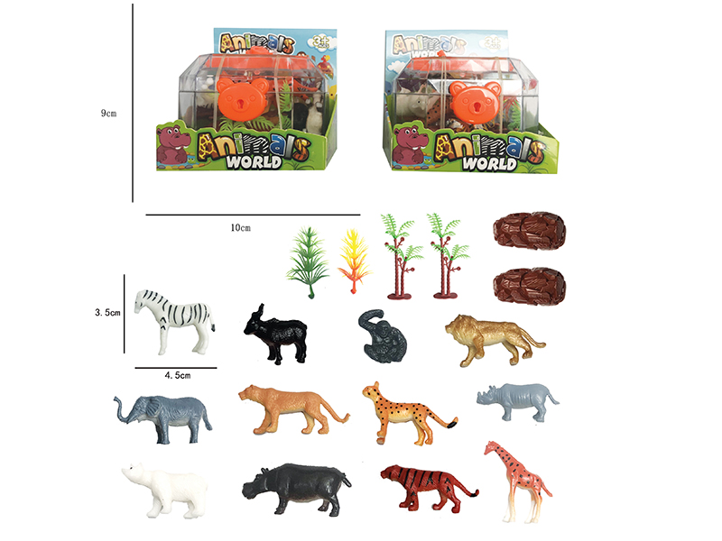 Small Wild Animals Set