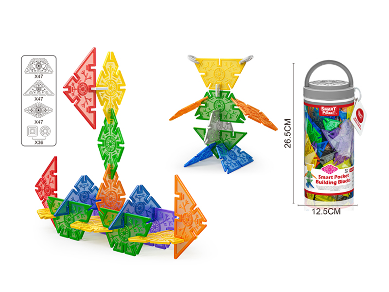 177PCS Snowflake Building Block