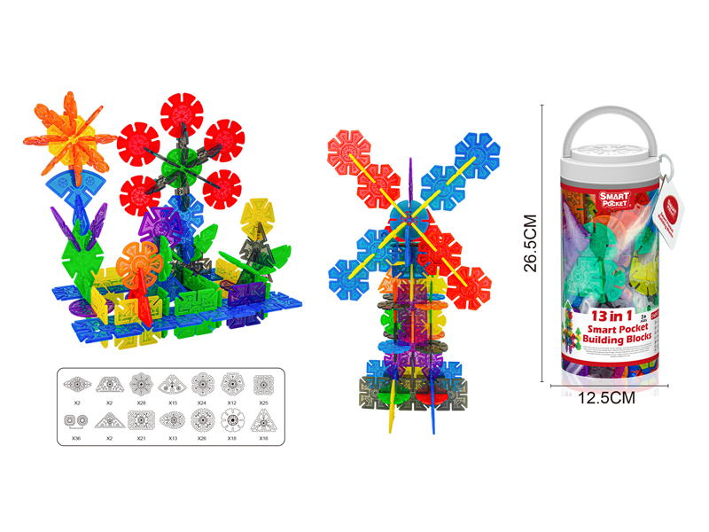 240PCS Snowflake Building Block