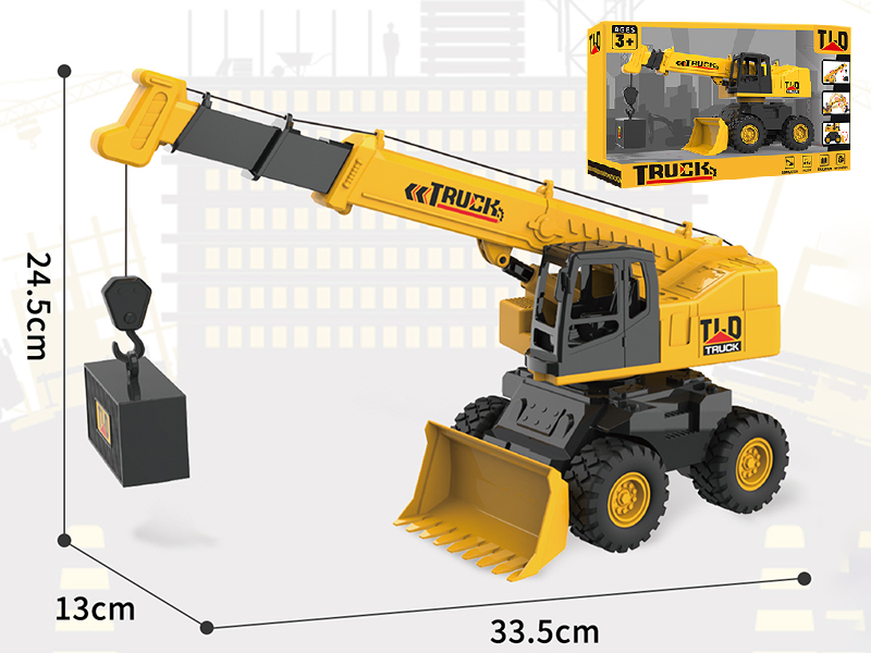 1:16 B/O Friction Four-Wheel Crane