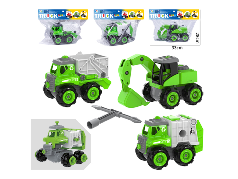 Diy Assembled Engineering Vehicle