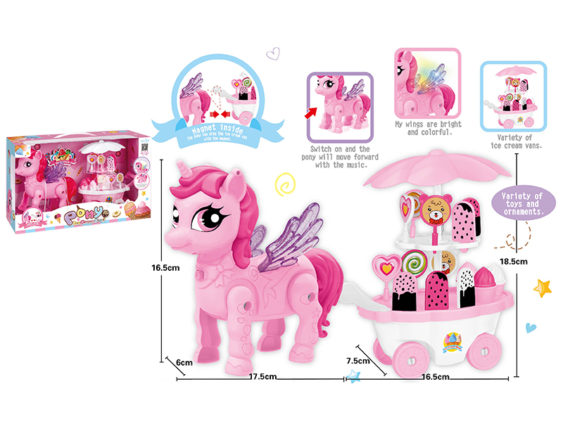 B/O Pony Ice Cream Truck