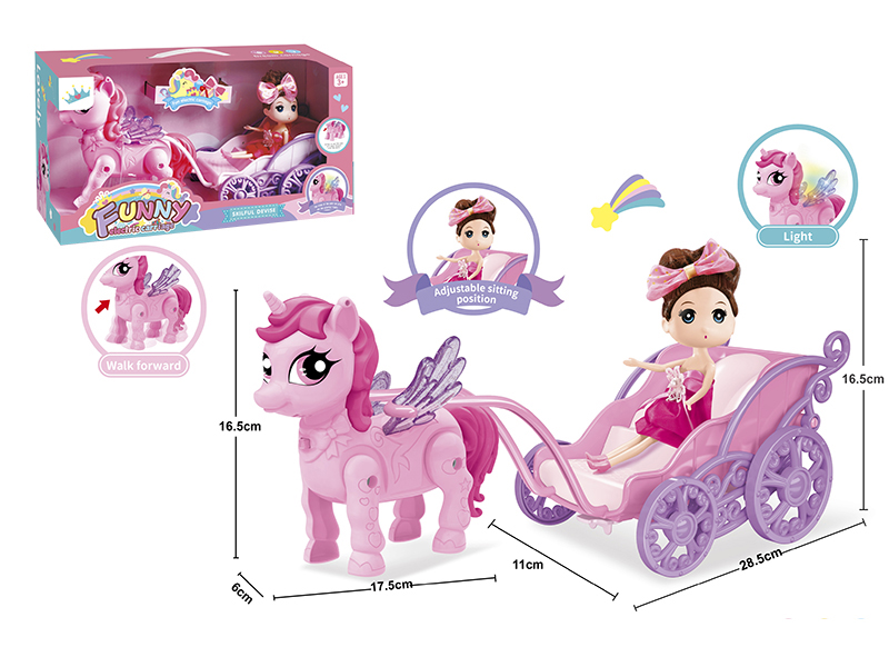 B/O Walking Pony Carriage