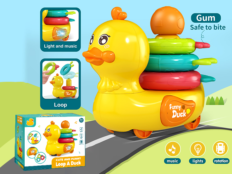 Cute Duck Ring Toss Game