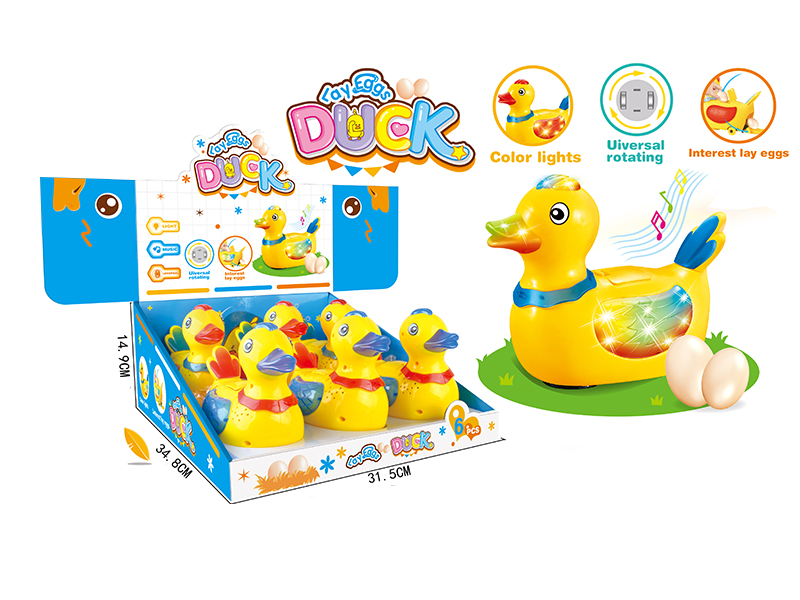 B/O Duck Lay Eggs 6pcs