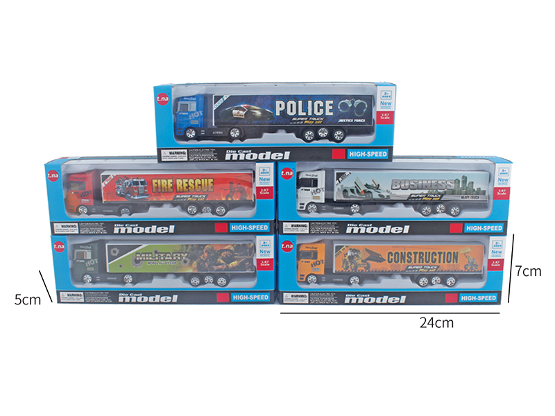 Slide Alloy Container Truck