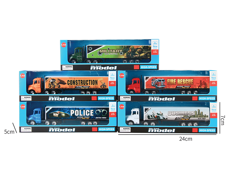 Slide Alloy Container Truck