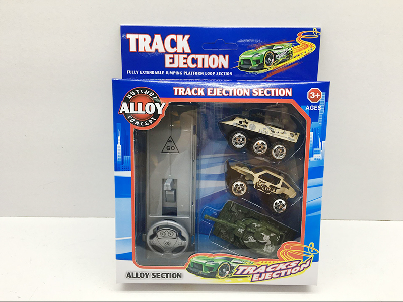 Slide Alloy Military Truck  + Launcher