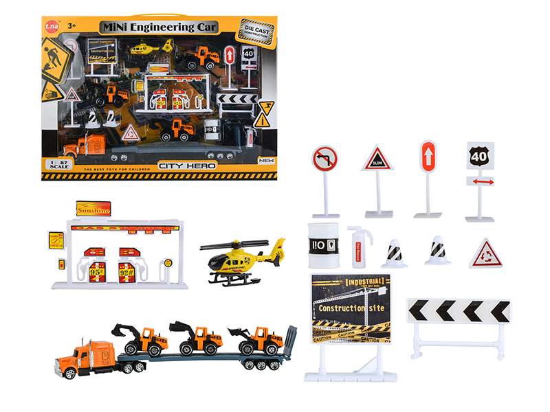 Slide Alloy Engineering Truck Set