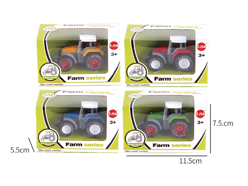 Slide Alloy Farm Tractor