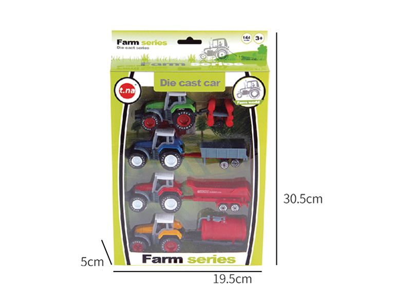 Slide Alloy Farm Tractor