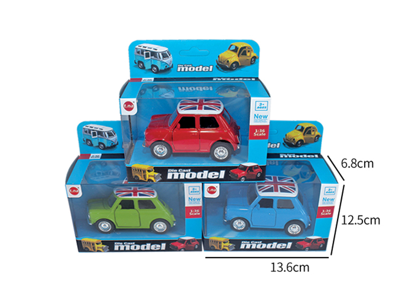 Pull Back Alloy Vintage Car(Without Light)