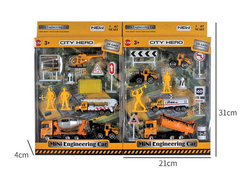 Slide Alloy Engineering Truck Set