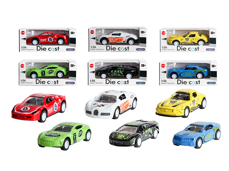 Pull Back Alloy Racing Car