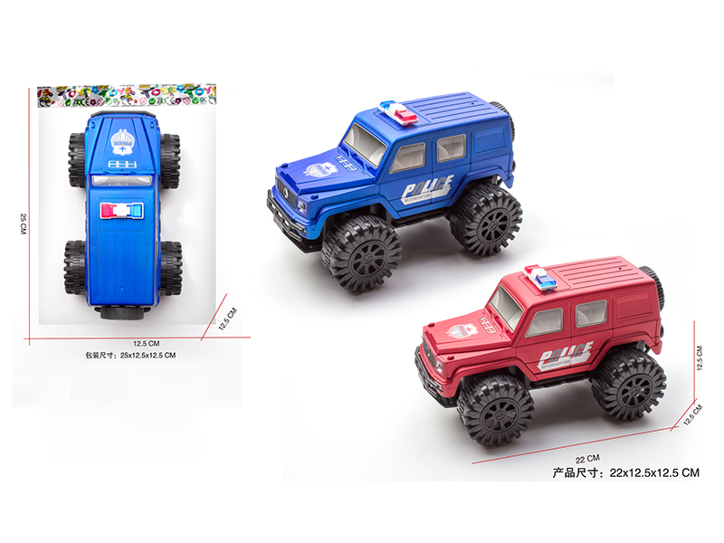 1:18 Benz Friction Police Car