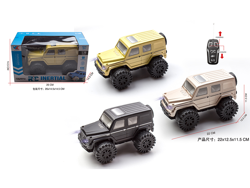 1:18 2 Channel Remote Control Simulation Car With Headlight