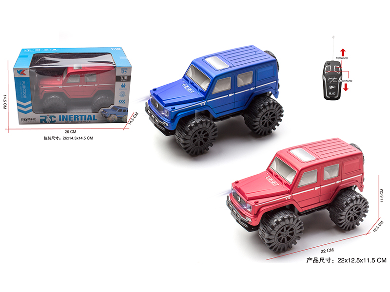 1:18 2 Channel Remote Control Simulation Car With Headlight