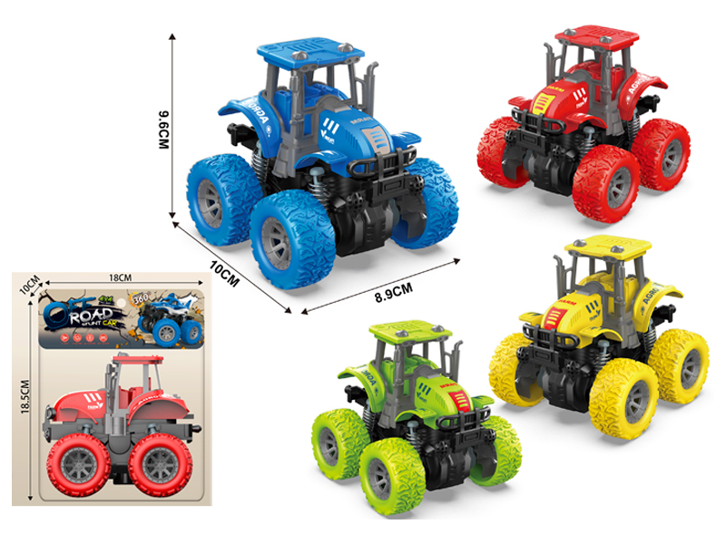 Double Friction 4Wd Spring Stunt Farmer Car