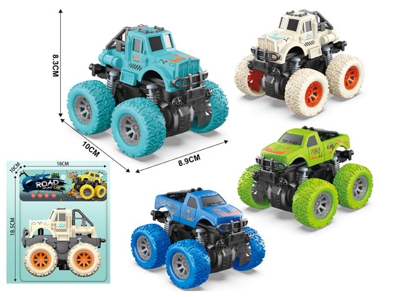 Double Friction 4Wd Spring Stunt Tractor Pickup Truck