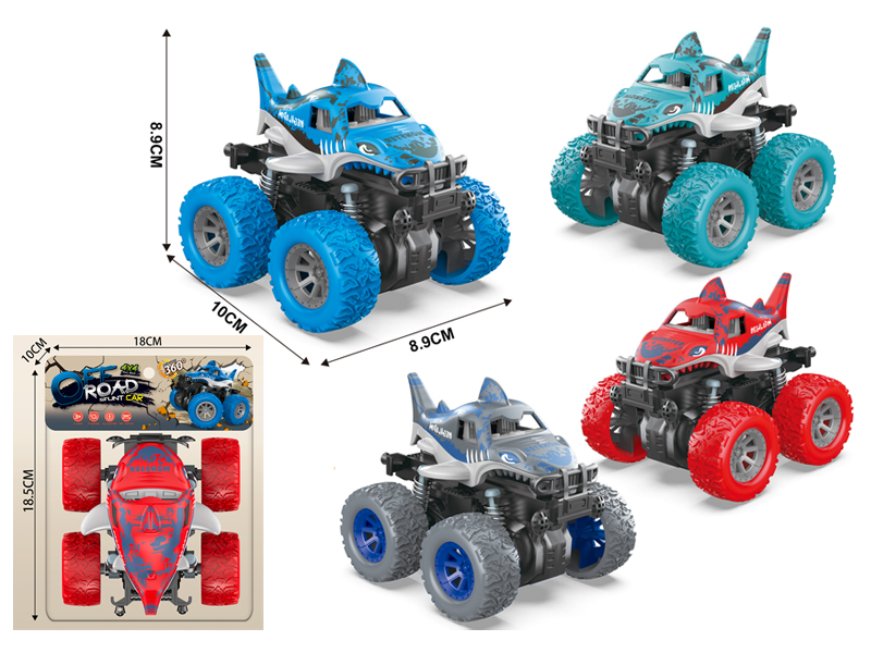 Double Friction 4Wd Spring Stunt Marine Animal Vehicle