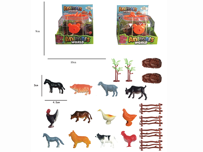 Small Farm Animals Set