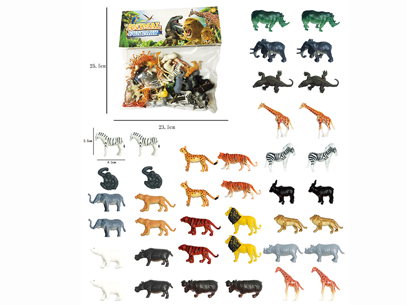 Small Wild Animals Set 40pcs