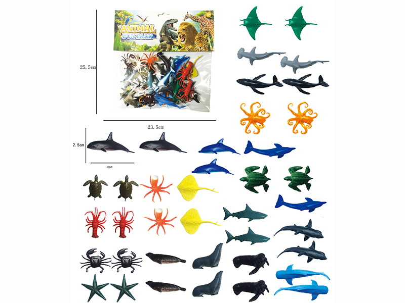 Small Sea Animals Set 40pcs