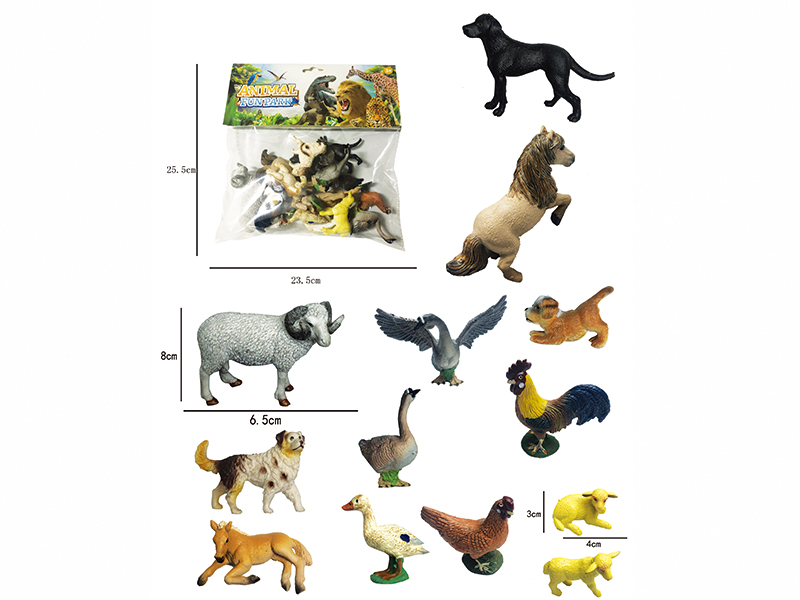 Farm Animals Set 13pcs