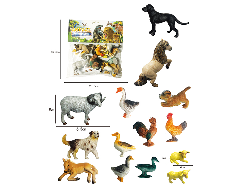 Farm Animals Set 14pcs