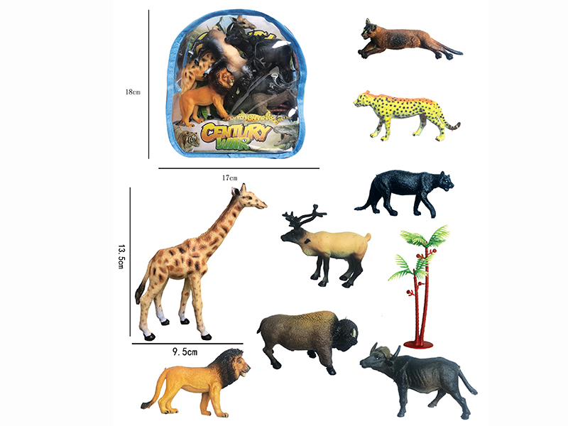 Wild Animals Set 8pcs