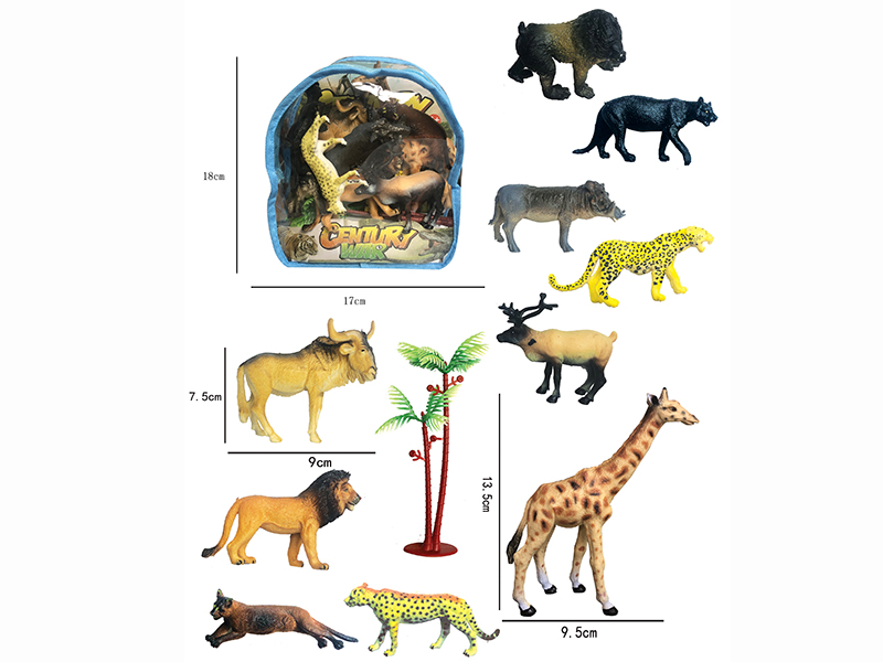 Wild Animals Set 10pcs