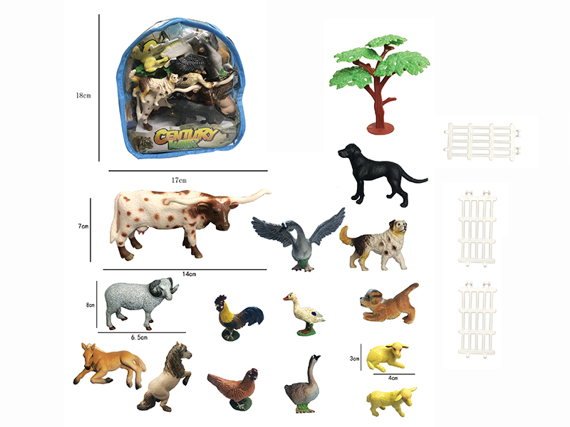 Farm Animals Set 14pcs
