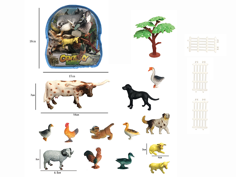 Farm Animals Set 13pcs