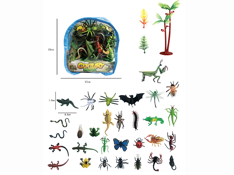 Insect Reptiles Set 30pcs
