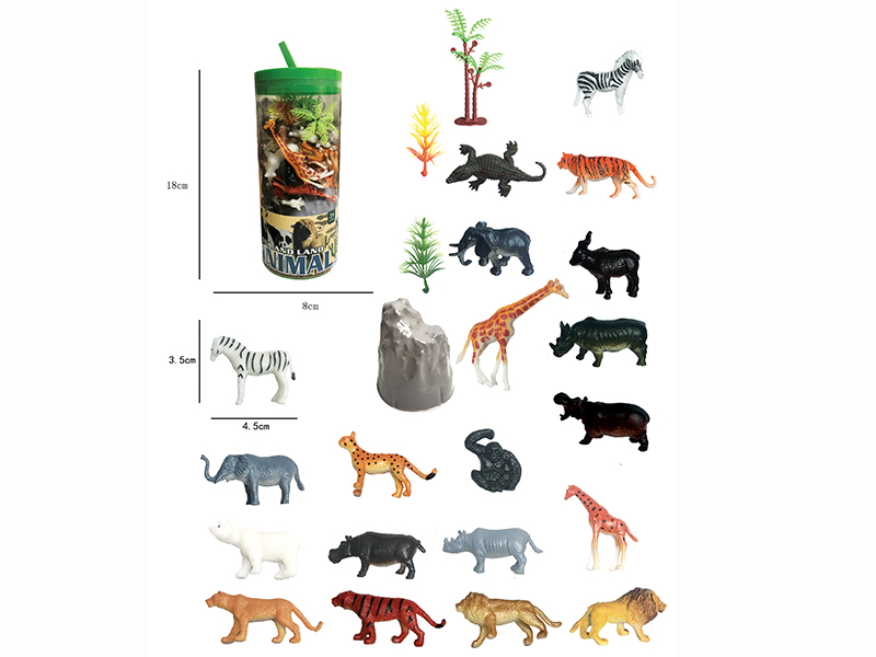 Small Wild Animals Set 20pcs