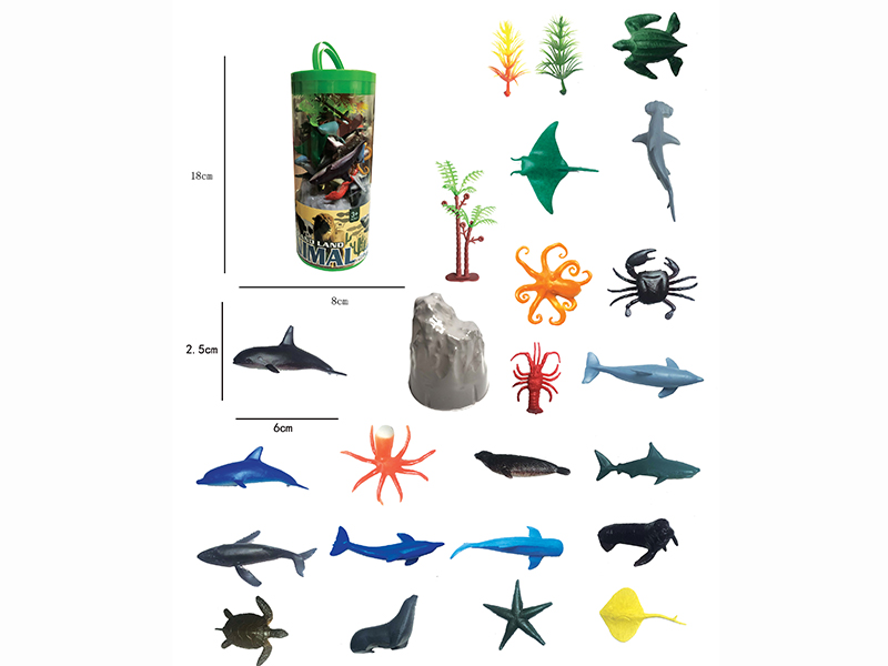 Small Sea Animals Set 20pcs