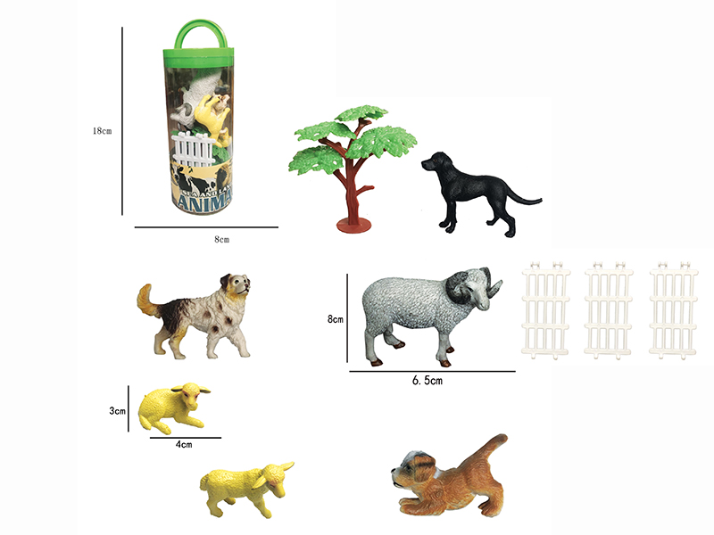 Farm Animals Set 6pcs