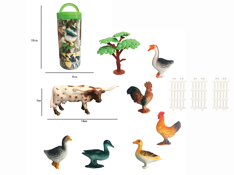 Farm Animals Set 7pcs